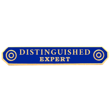 Blackinton A7192-C Distinguished Expert Marksmanship Bar (1-11/16" x 5/16")