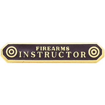 Blackinton A7192 Firearms Instructor Marksmanship Bar (1-11/16" x 5/16")