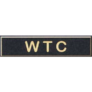 Blackinton A7425-E WTC Commendation Bar (1-3/4" x 3/8")
