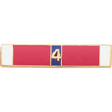 Blackinton A7426-A Five Section Commendation Bar w/ Applied Figure (1-3/4" x 3/8")