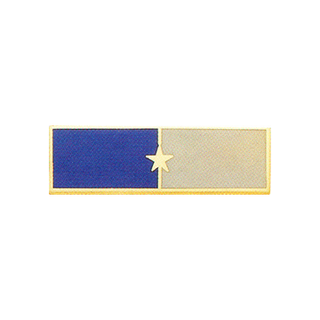 Blackinton A7923 Two Section Commendation Bar with Star (1-3/8" x 3/8")