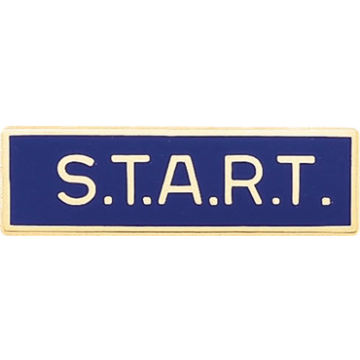 Blackinton A7988 S.T.A.R.T. Commendation Bar (1-7/16" x 7/16")