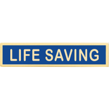 Blackinton A8043 Life Saving Commendation Bar (1-3/4" x 3/8")