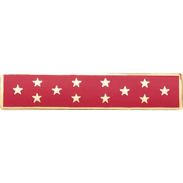 Blackinton A8085 One Section Commendation Bar w/ 12 Stars (1-3/4" x 3/8")