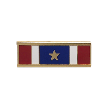 Blackinton A8105-B Five Section Commendation Bar w/ Star (1-3/8" x 3/8")