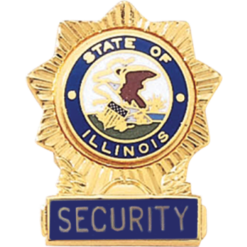 Blackinton A8198-ACI Security Sunburst Lapel Pin