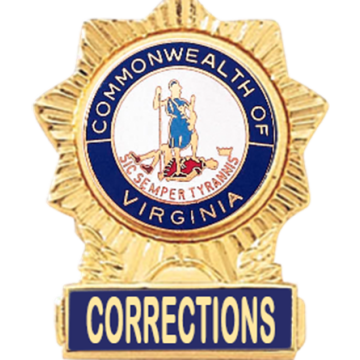 Blackinton A8198-BCI Corrections Sunburst Lapel Pin