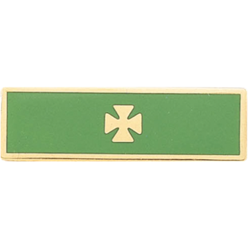 Blackinton A8405 Years of Service Recognition Bar w/ 1 Maltese Cross (1-7/16" x 7/16")