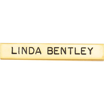 Blackinton A8584 Quality Custom Name Bar (2-1/4" x 3/8")