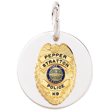 Blackinton A8734 K9 Disc (Badge Separate)