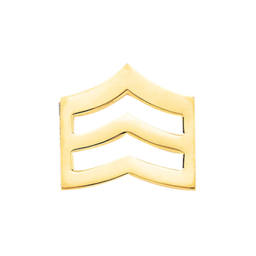 Blackinton A8765 Smooth Sergeant Chevrons (Pair)