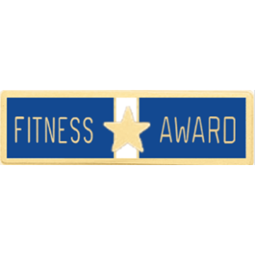 Blackinton A8810 Fitness Award Commendation Bar  (1-3/8" x 7/16")