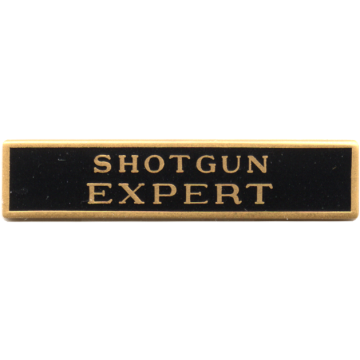 Blackinton A8811-B Shotgun Expert Marksmanship Bar (1-9/16" x 3/8")