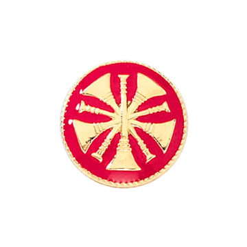 Blackinton A8901 Chief Five Raised Crossed Horns (11/16") Min Order: 2