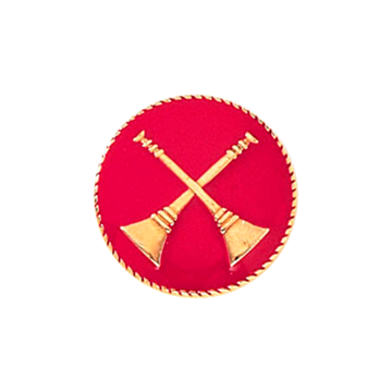 Blackinton A8904 Battalion Chief Two Raised Horns (11/16") Min Order: 2