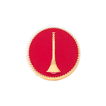 Blackinton A8906 Lieutenant Fire Seal w/ One Raised Bugle (11/16") Min Order: 2