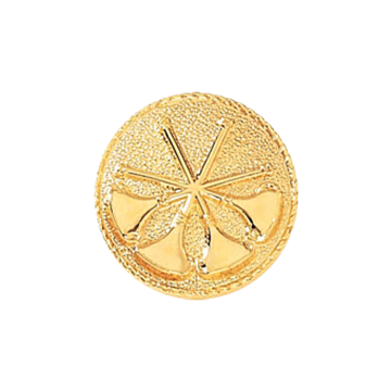 Blackinton A9169 Deputy Chief Plain Fire Seal w/ Four Horns (11/16") Min Order: 2