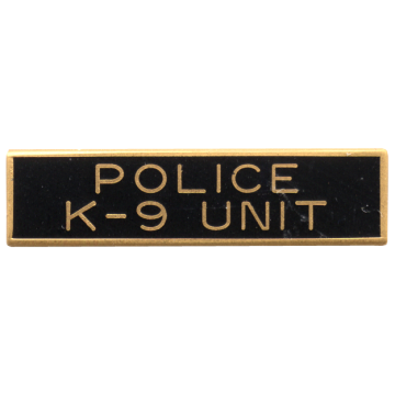 Blackinton A9187-B Police K-9 Unit Marksmanship Bar (1-1/2" x 3/8")