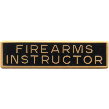 Blackinton A9187-E Firearms Instructor Marksmanship Bar (1-1/2" x 3/8")
