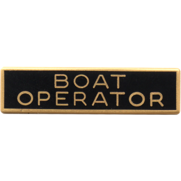 Blackinton A9187-F Boat Operator Marksmanship Bar (1-1/2" x 3/8")
