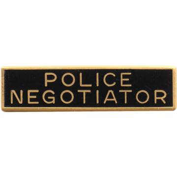 Blackinton A9187-H Police Negotiator Marksmanship Bar (1-1/2" x 3/8")