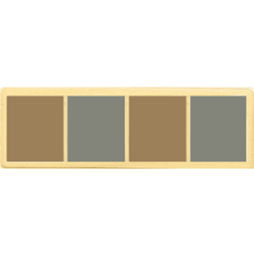 Blackinton A9220 Four Section Commendation Bar (1-1/8" x 3/8")