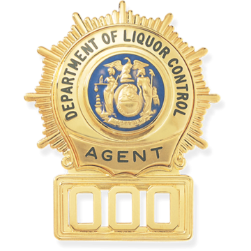 Blackinton A9705 Starburst with Open Panel for Applied Characters (2-3/4" x 2-1/4")