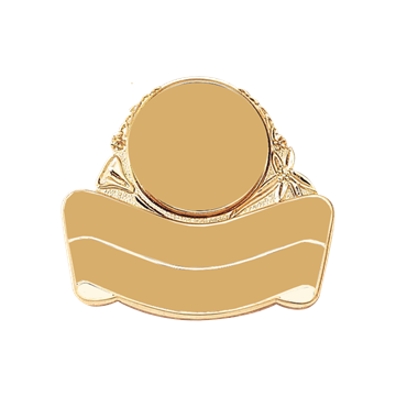 Blackinton A9868 Engravable Double Panel Pin