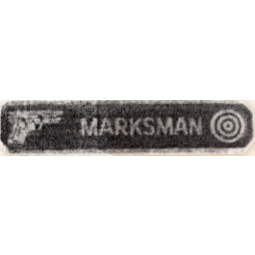 Blackinton A9869 Marksman Bar with Pistol and Target (1-3/4" x 5/8")