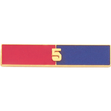 Blackinton A9924-A Two Section Commendation Bar w/ Applied Figure (1-3/4" x 3/8")