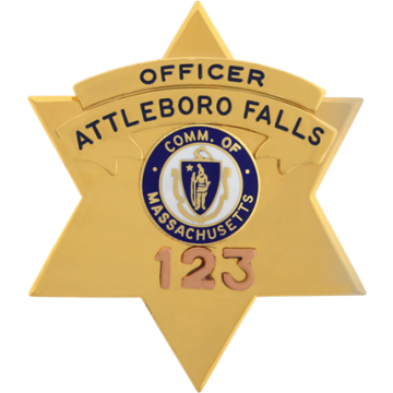 Blackinton AH7685-V19 - Six Point Star Badge (3-1/16" x 2-11/16")