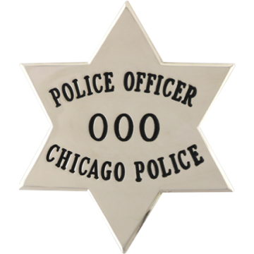 Blackinton AH7685-V7 Six Point Star Badge (3-1/16" x 2-11/16")