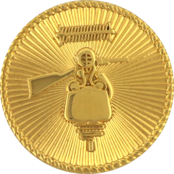 Blackinton AX10599 Plain Scuba Lieutenant Rescue Insignia (1")