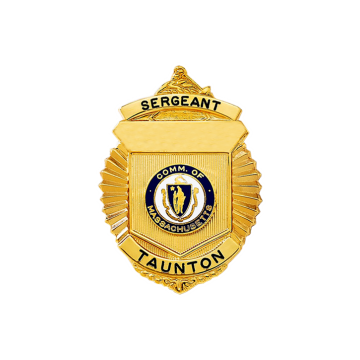 Blackinton B1019-A Radiator Badge with Engraveable Panels (2-1/8" x 1-1/2")