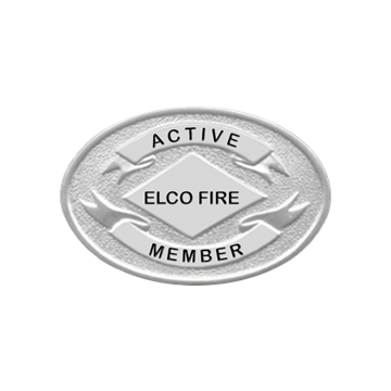 Blackinton B1025 Oval Fire Badge (1-1/2" x 2-5/16")