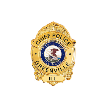 Blackinton B1026 Shield with Circular Center Panel (1-3/4" x 1-3/16")