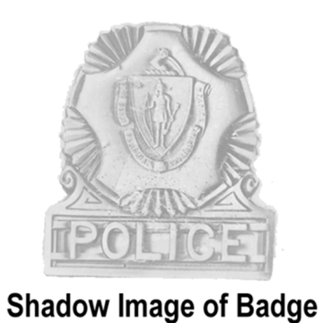 Blackinton B1050 Massachusetts Shield with Open Bottom Panel