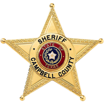 Blackinton B1108 5-Point Star Badge w/ Circular Panel (2-3/8" x 2-1/2")