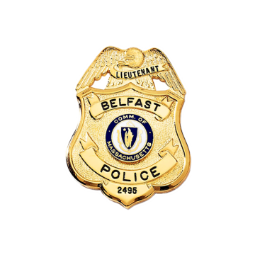 Blackinton B1184 Badge with Eagle (2-3/16" x 1-11/16")