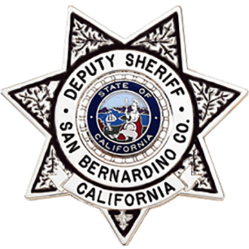 Blackinton B1275-DE 7-Point Star Badge with Circular Panel and Deluxe Enamel (3" x 3-1/16")