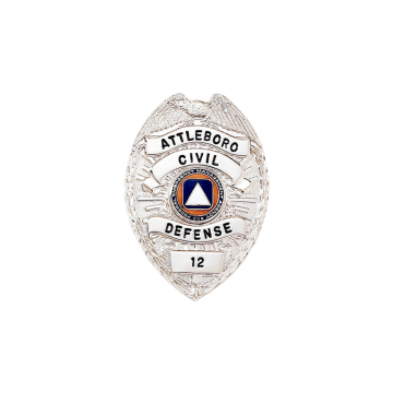 Blackinton B1282 Small Shield with Eagle (1-15/16" x 1-3/8")