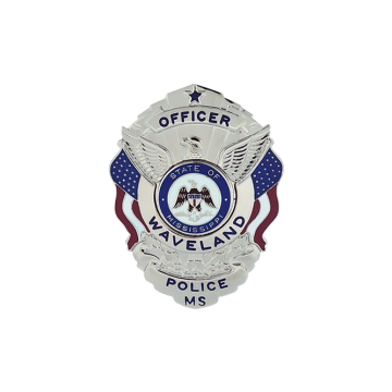 Blackinton B1288 Shield with Eagle and Flags (2-1/8" x 1-3/4")