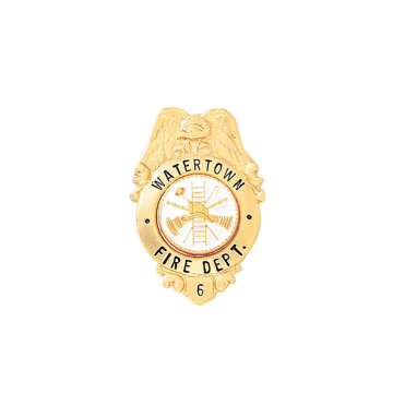 Blackinton B1342 Badge w/ Eagle & Circular Panel (1-1/4" x 7/8")