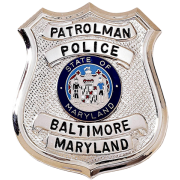 Blackinton B1387 Shield Badge (2-9/16" x 2-1/4")