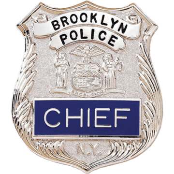 Blackinton B1455-P New York Shield (2-1/2" x 2-1/4")