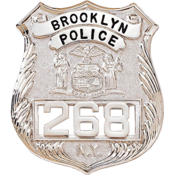 Blackinton B1455 New York Badge (2-1/2" x 2-1/4")
