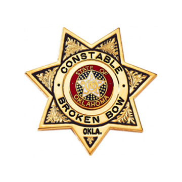 Blackinton B1470-DE Deluxe Enamel 7 Point Star Badge (1-15/16" x 2")