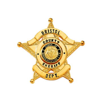 Blackinton B1477 5-Point Star Badge w/ Circular Panel (1-5/8")