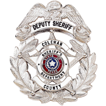 Blackinton B1478 5-Point Star Badge w/ Eagle & Outer Wreath (2-1/2" x 2-1/8")