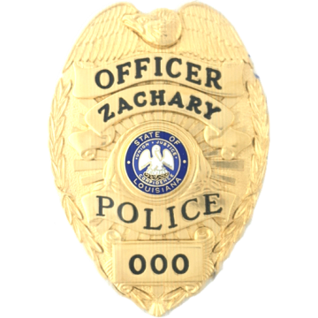 Blackinton B1549-AV8 Shield with Applied Panels and Applied Eagle's Head (3-1/4" x 2-1/4")